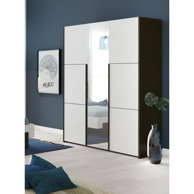 Hailey 3 Door Manufactured Wood Wardrobe
