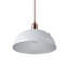 Luminaire suspendu blanc à 1 lumière Deedee