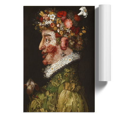 Spring by Giuseppe Arcimboldo - Frameless Print