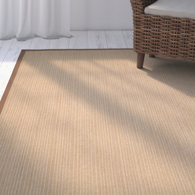 Campbellton Natural Fiber Sisal Pile Solid Color Rug