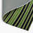 HorizontalStripes Green Indoor and Outdoor Area Rug-504101251