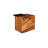 Plateau Side Table with Shelf
