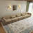 Maelina 5 - Piece Upholstered Camel Corduroy Modular Sectional Sofa with Pillow Back and Solid Wood Legs-268349936-244594887