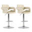 Tabouret de bar rotatif à hauteur ajustable Quira-1810062791
