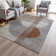 Machine Washable Indoor/Outdoor Xhevrie Taupe Rug