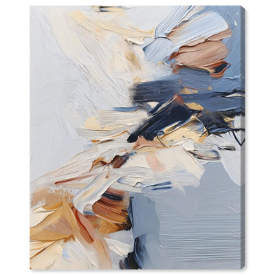 «A Symphony in White II», toile abstraite moderne par Art Remedy