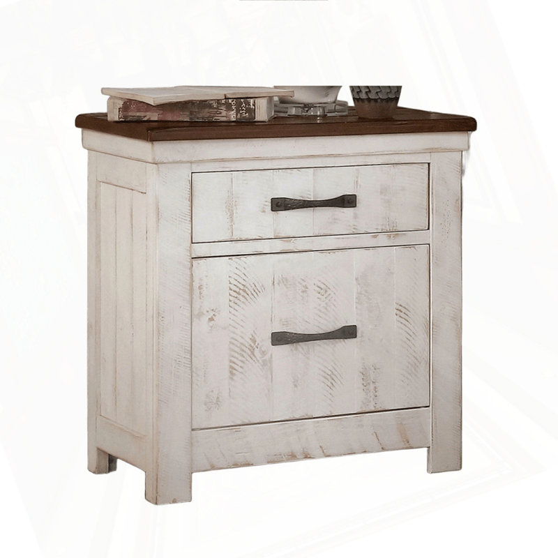 2-Drawers Bedside Table