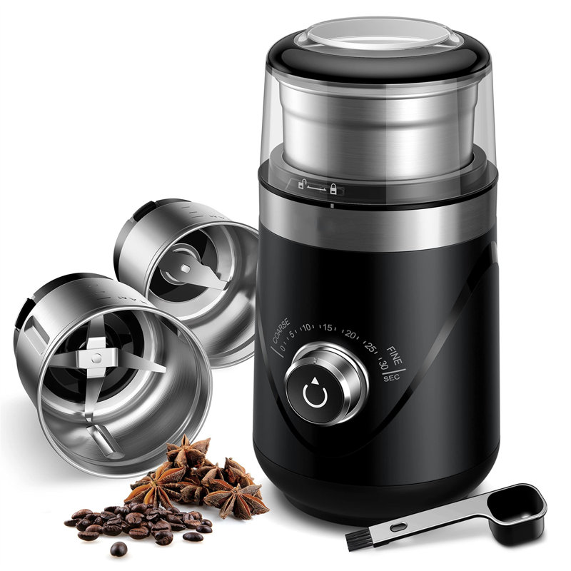 Chengdu Menghejia Technology Co., Ltd. Stainless Steel Electric Blade Coffee Grinder