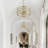  4-Light Modern Drum Chandelier with Globe Crystal Drops-1822414803