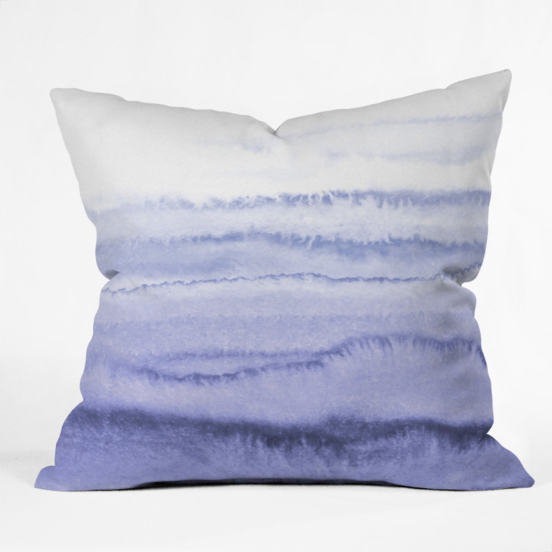 Monika Strigel Outdoor Square Pillow Cover & Insert, Serenity, 16" H x 16" W x 4" D