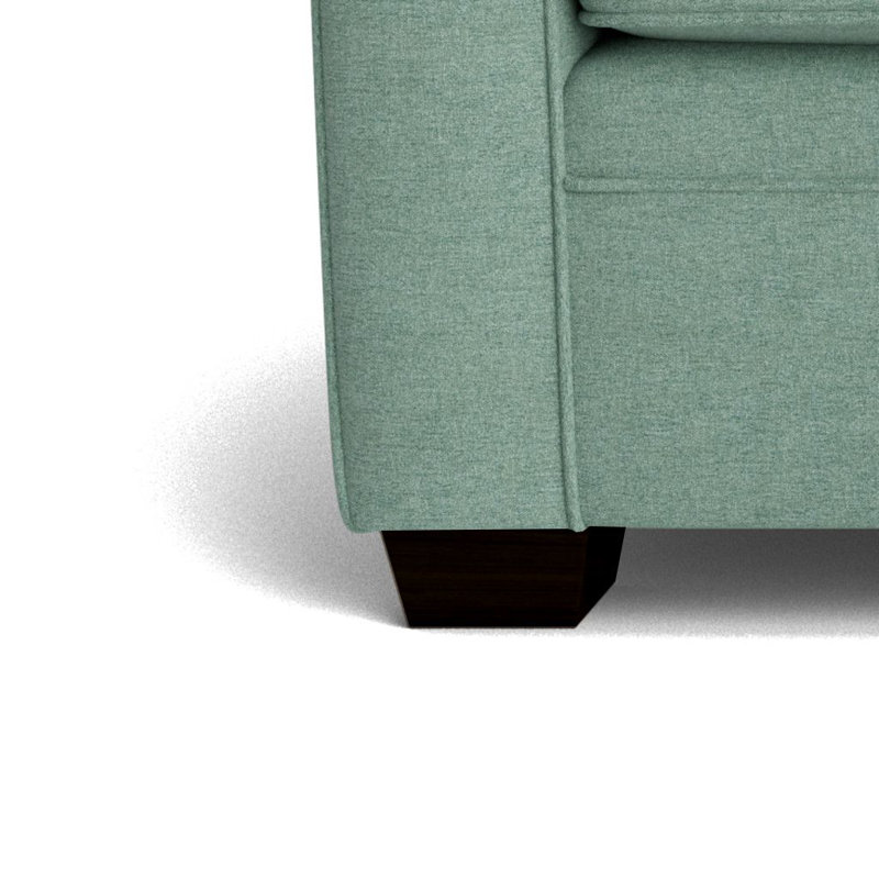 Quaker Upholstered 84'' Sofa, Espresso, Entice Dew