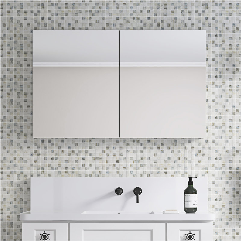 Armoire à pharmacie sans cadre Surface Mirror, H 30 po x l 48 po x P 4,8 po