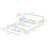 Multifunctional Daybed with Drawers and Desk,Shelves-423747369-423747370