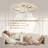 Black Ceiling Fan With Lights Remote Control And APP Control, Dimmable With Remote 7 Blades 6 Speeds Of Wind