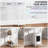Writing Desk with Fabric Drawers-456459040