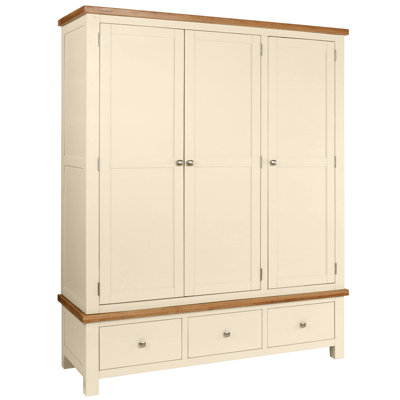 Clower 3 Door Wardrobe