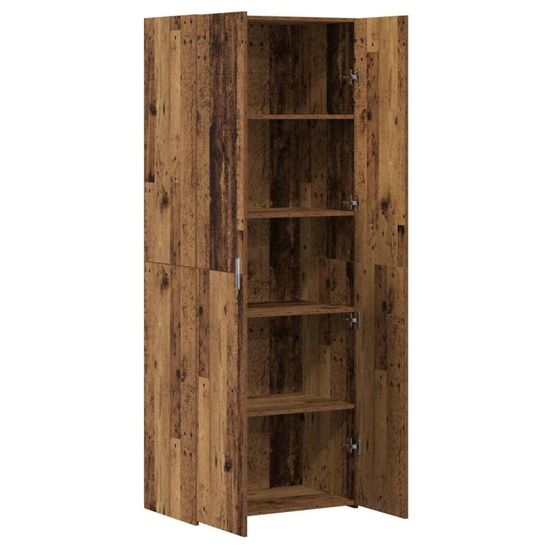 Highboard 70X42.5X185 Cm Engineered Wood, Brown