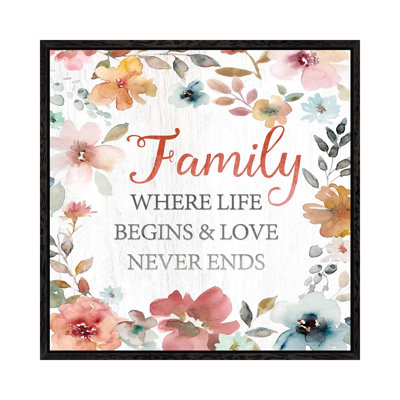 Family Life Begins by Carol Robinson - Print on Canvas