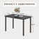 Alyne Rectangular  Metal Bar Table