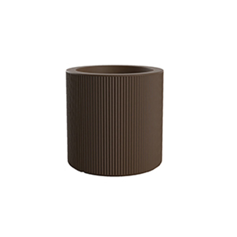 Gatsby Resin Pot Planter, Bronze, 15.75" H x 15.75" W x 15.75" D