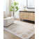Machine Washable Shaggy Boho Beige Area Rug