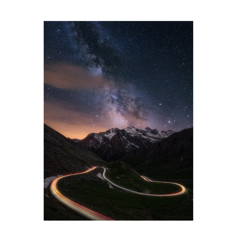 Art sur toile «Route vers les étoiles», H 47 po x l 35 po