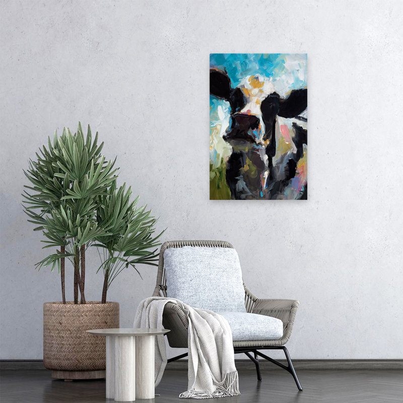 Marguerite - animaux, bovins, art, H 24 po x l 16 po