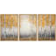 Birch Tree " Autumn Whisper Golden Aspens Seasonal Forest Landscape Illustration Rustic Artwork Ultra " 3 - Pieces-98697345-98697346