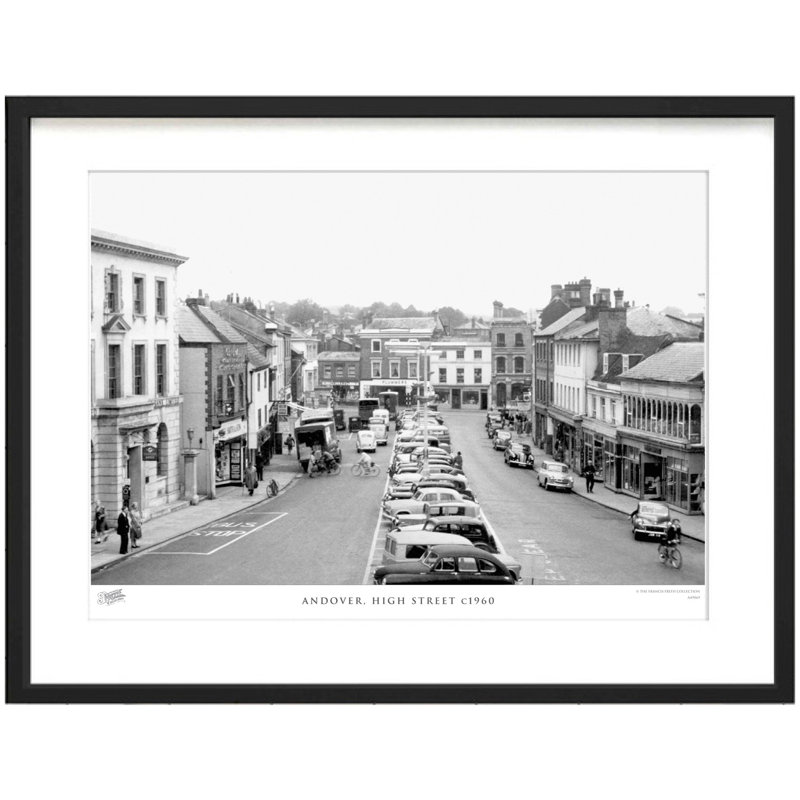 Andover, High Street C1960 by Francis Frith - Single Picture Frame Print, 60cm H x 80cm W x 2.3cm D