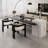 Black Rectangular Solid Wood desks-107970692