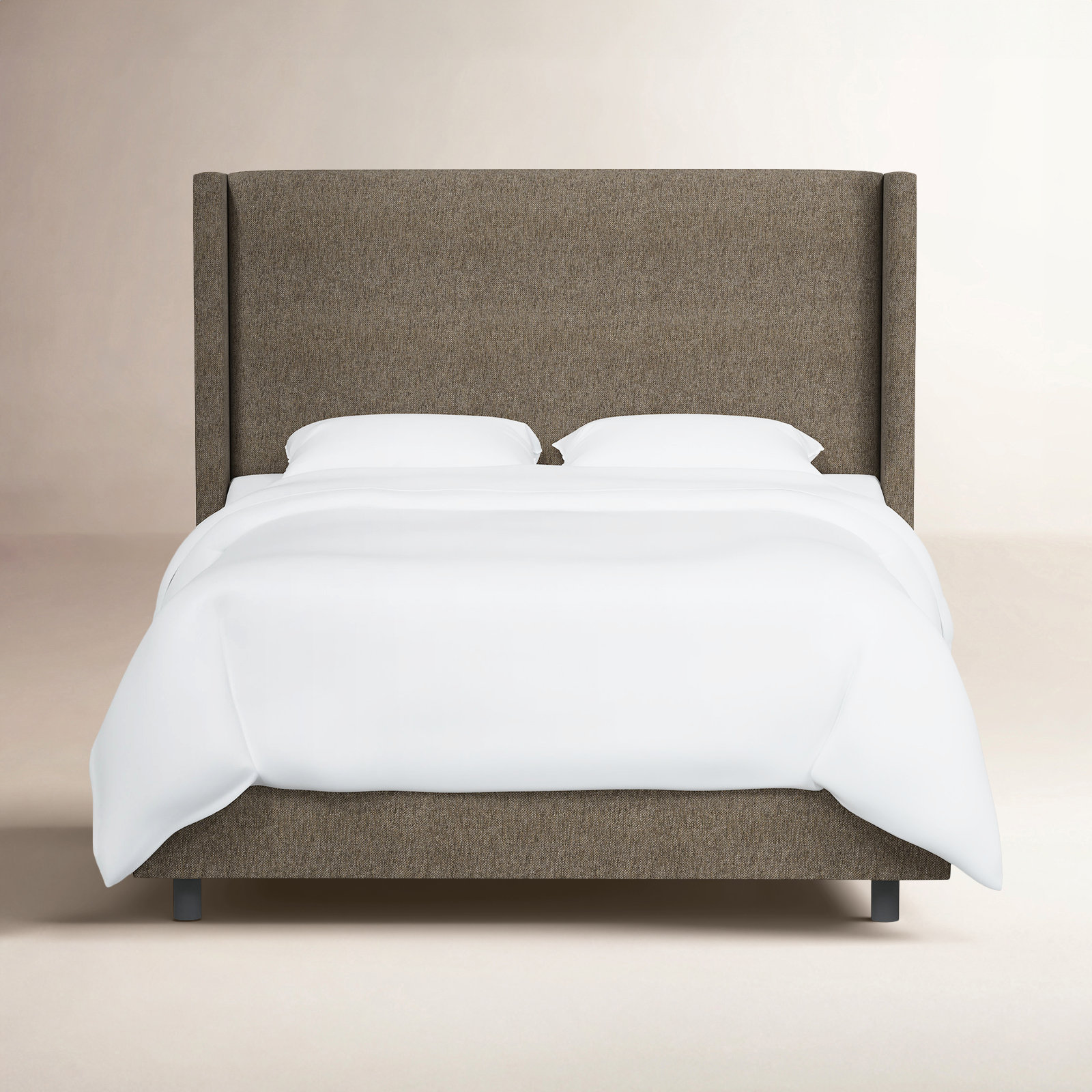 Benson Wingback Bed, Brown, King