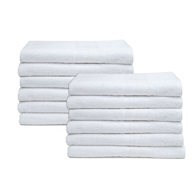 Ensemble de serviettes de bain 100% coton 12 pièces Matsumura