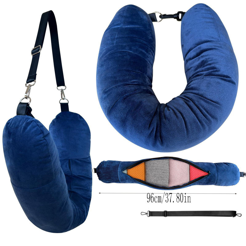 Polyester fiber neck protector U-shaped Pillow Neck Pillow