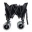 Roues tout-terrain 9 po x 4 po! Chariot pliant robuste pour chariot 300L XL - capacité de 480 lb, conquiert le sable et le terrain accidenté, avec freins, poches, porte-gobelets
