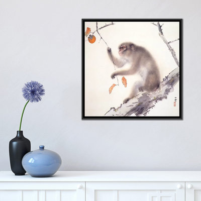 "Monkey" by Hashimoto Kansetsu Painting Print on Canvas