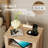 Rattan Nightstands With Charging Station,modern Bedside Stand For Bedroom-503177066-477727481