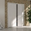 Louvred Wood Painted Plantation Bi-Fold Door-23080248