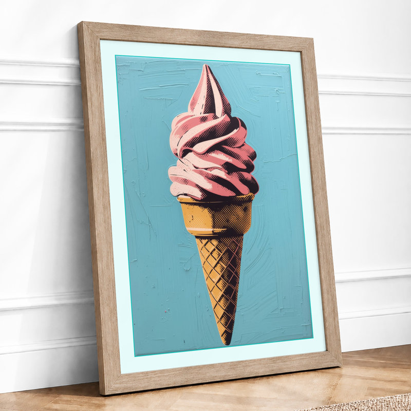 Soft-Serve Dream Modern - Print, Oak, A3 - 42.0 x 29.7 cm