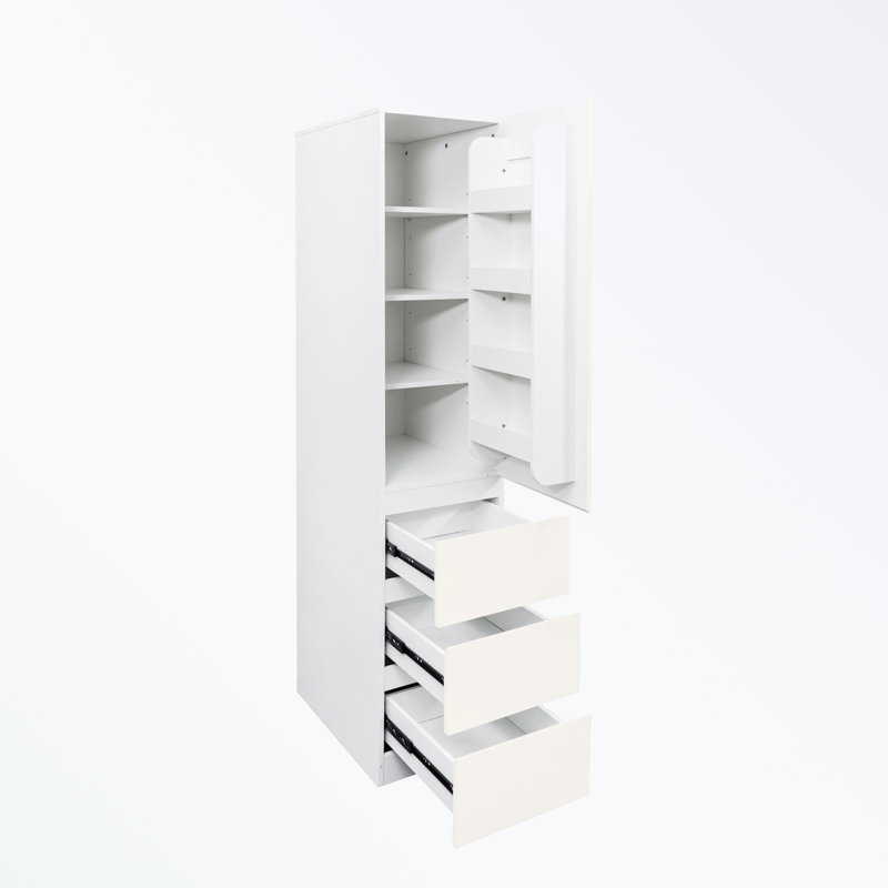 garde-manger avec portes, tablettes et tiroirs