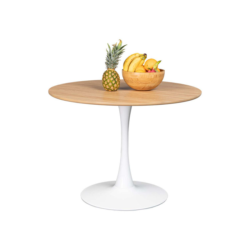 Keera Round Solid Wood Base Dining Table