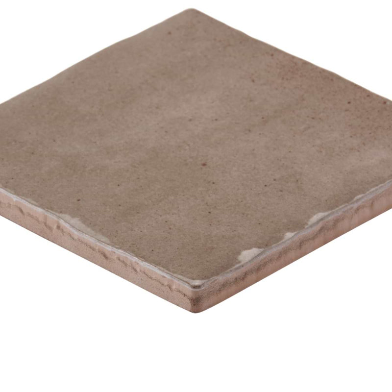 Portmore 4x4 Glazed Ceramic Tile, Taupe