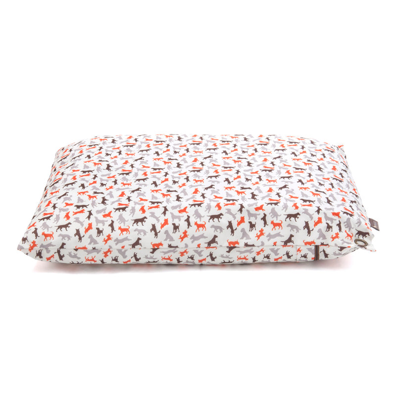 Lit-coussin pour chien Scout & About, Moyen (H 9,45 po x l 37 po x p 27,5 po), Vanille