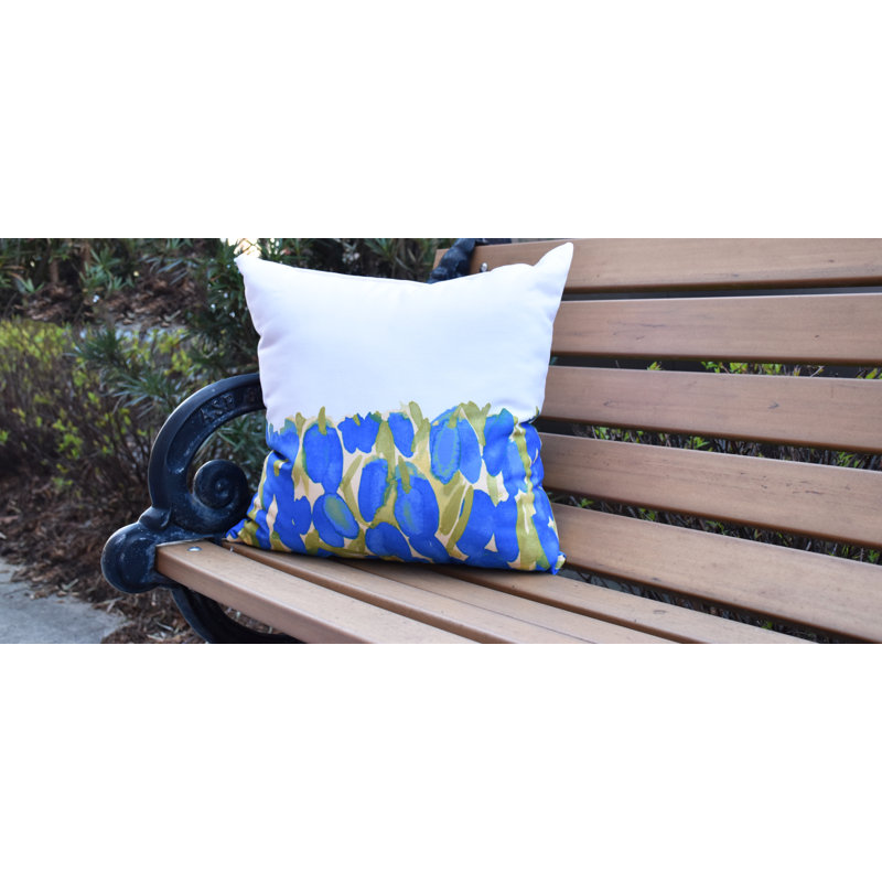 Housse et insert de coussin carré Sunset Tulip, 16" x 16", Île Seymour Nord, Galapagos, Extérieur