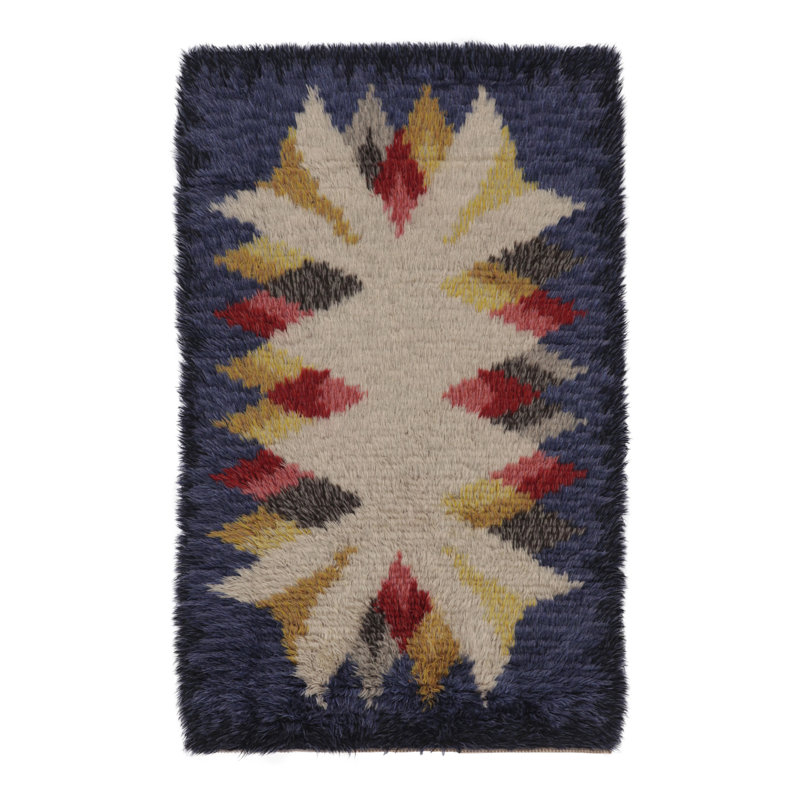Vintage One-of-a-Kind 3'0X4'9 Hand Knotted Area Rug