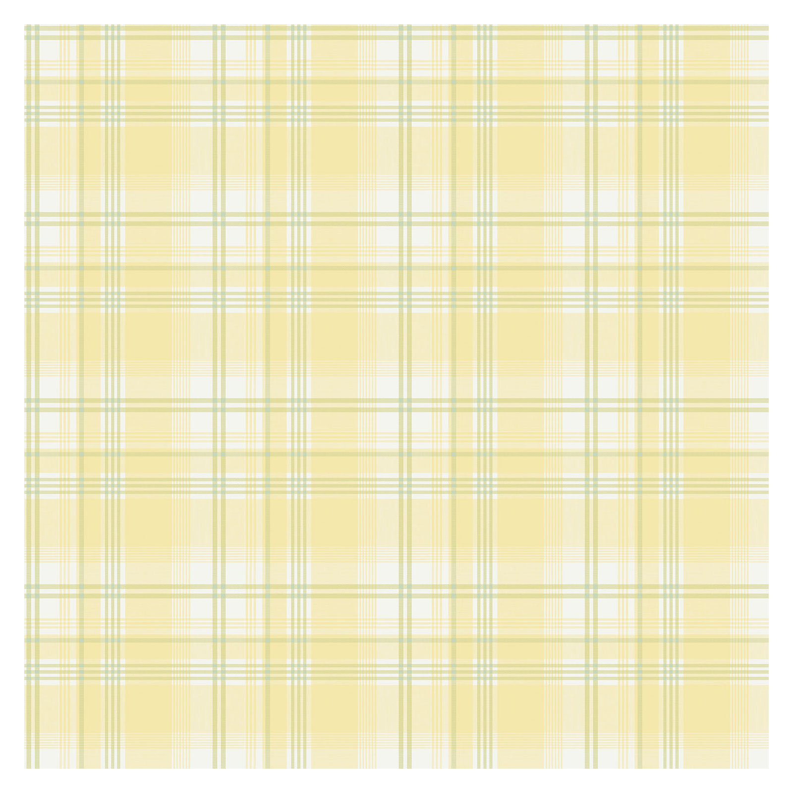 Kitchen Recipes Plaid Design 32.8' L x 21" W Wallpaper Roll, Green-68