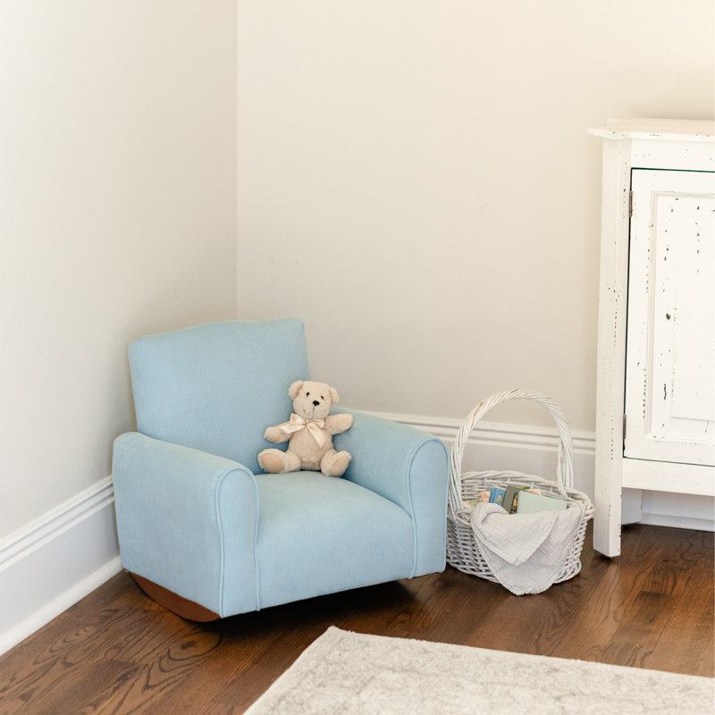 Chaise berçante pour enfants, enfant, Bleu clair