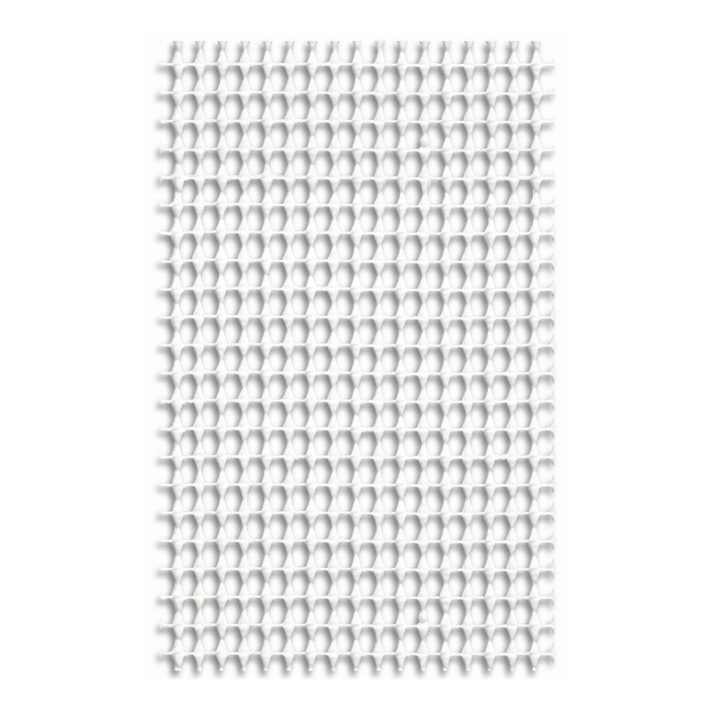 Cream 2' x 3' Non-Slip PVC Rug Pad