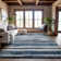 Premium Machine Washable Lyndhurst AMF1191 Stripes Rug
