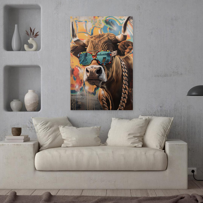 Art contemporain, art moderne, H 36 po x l 24 po