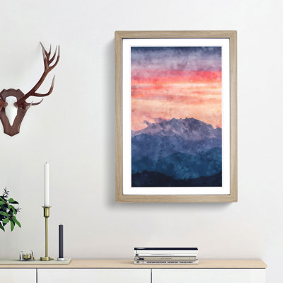 Swiss Mountain - Framed Print